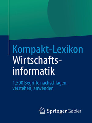 cover image of Kompakt-Lexikon Wirtschaftsinformatik